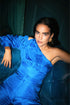 Valentina Top Azul turquesa